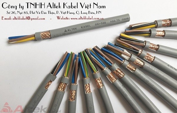 SH-500 4G 0.75QMM Shielded Control Cable