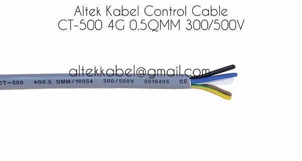 CT-500 4G 0.5QMM Non-mesh Control Cable